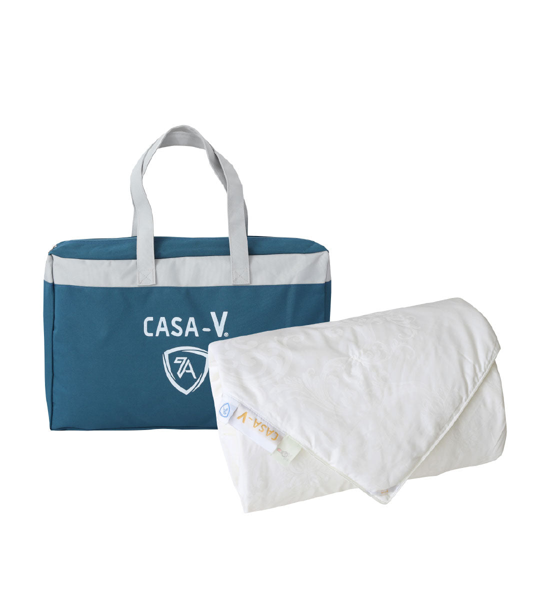 7A Deluxe Mulberry Silk All-Season Jacquard Duvet (A7000DKS)