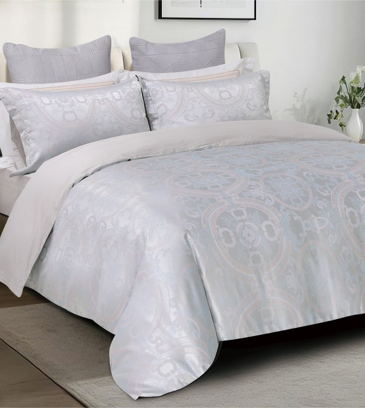 1800 Threads Count Pearl Silk Series (AB001)