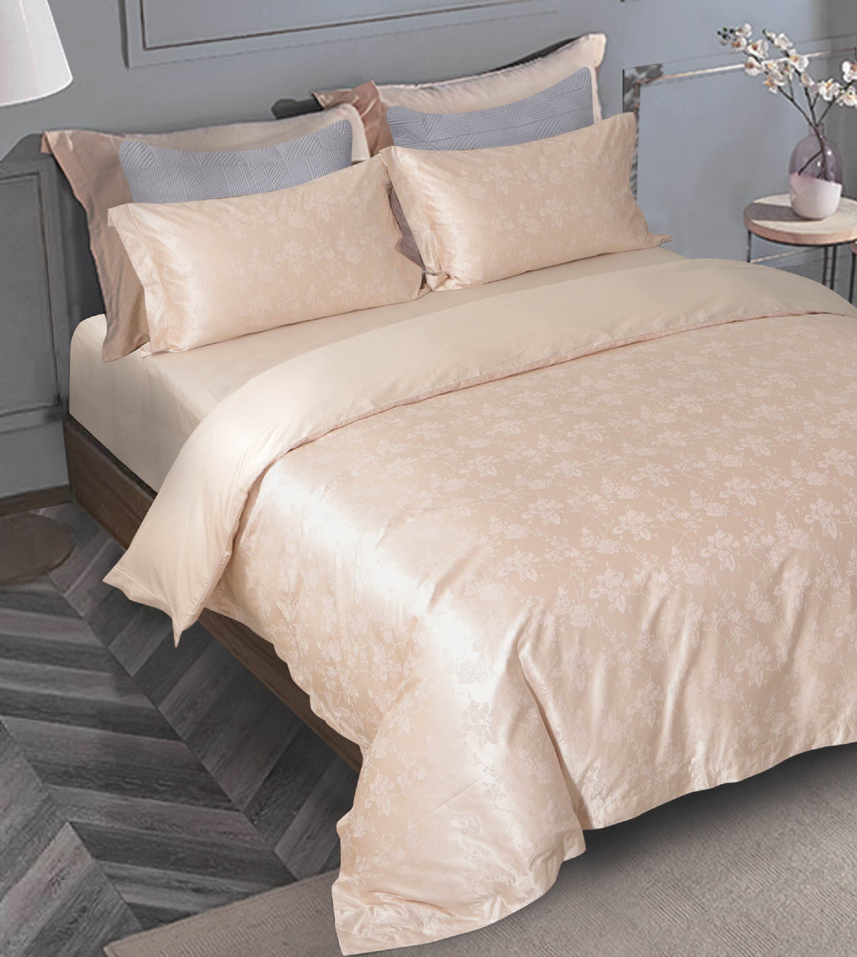 1800 Threads Count Pearl Silk Series (AB004)