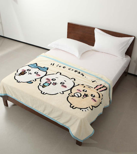 chiikawa 絲柔絨雙層毛毯 (CW901BTT55)