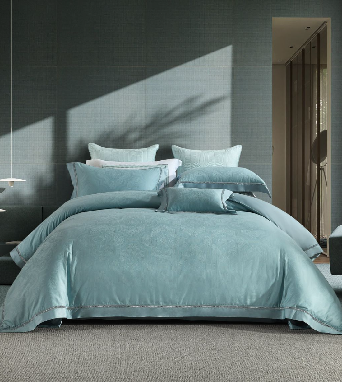 Catania 1500 Threads Cotton Satin Jacquard Series (JC224)