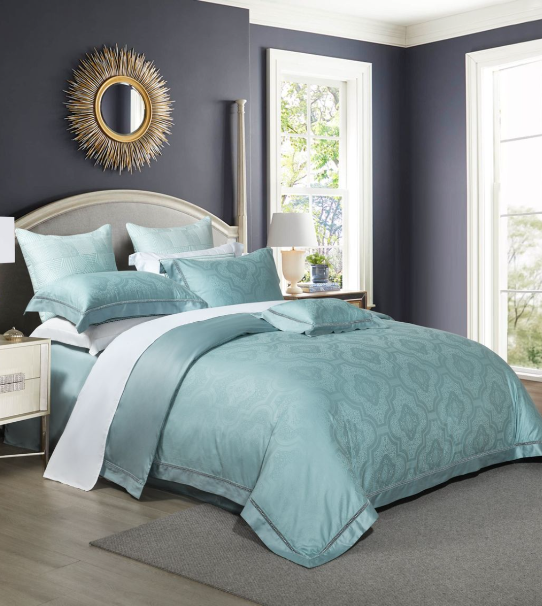 Catania 1500 Threads Cotton Satin Jacquard Series (JC224)