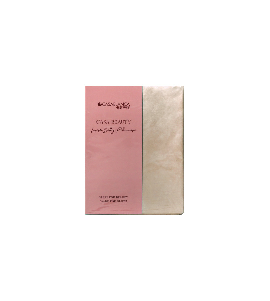 Lavish Silky Pillowcase - Classy Gold (1 Pair) (JS000PC007)