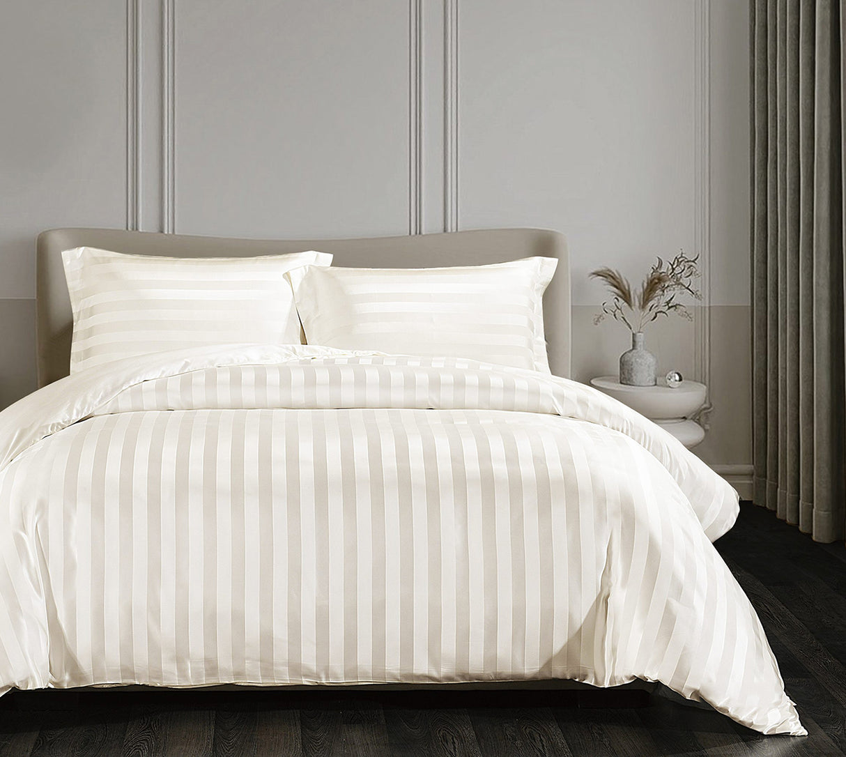 Catania 2500 Threads 100% Mulberry Silk Yarn Dyed Jacquard Series (JS072)