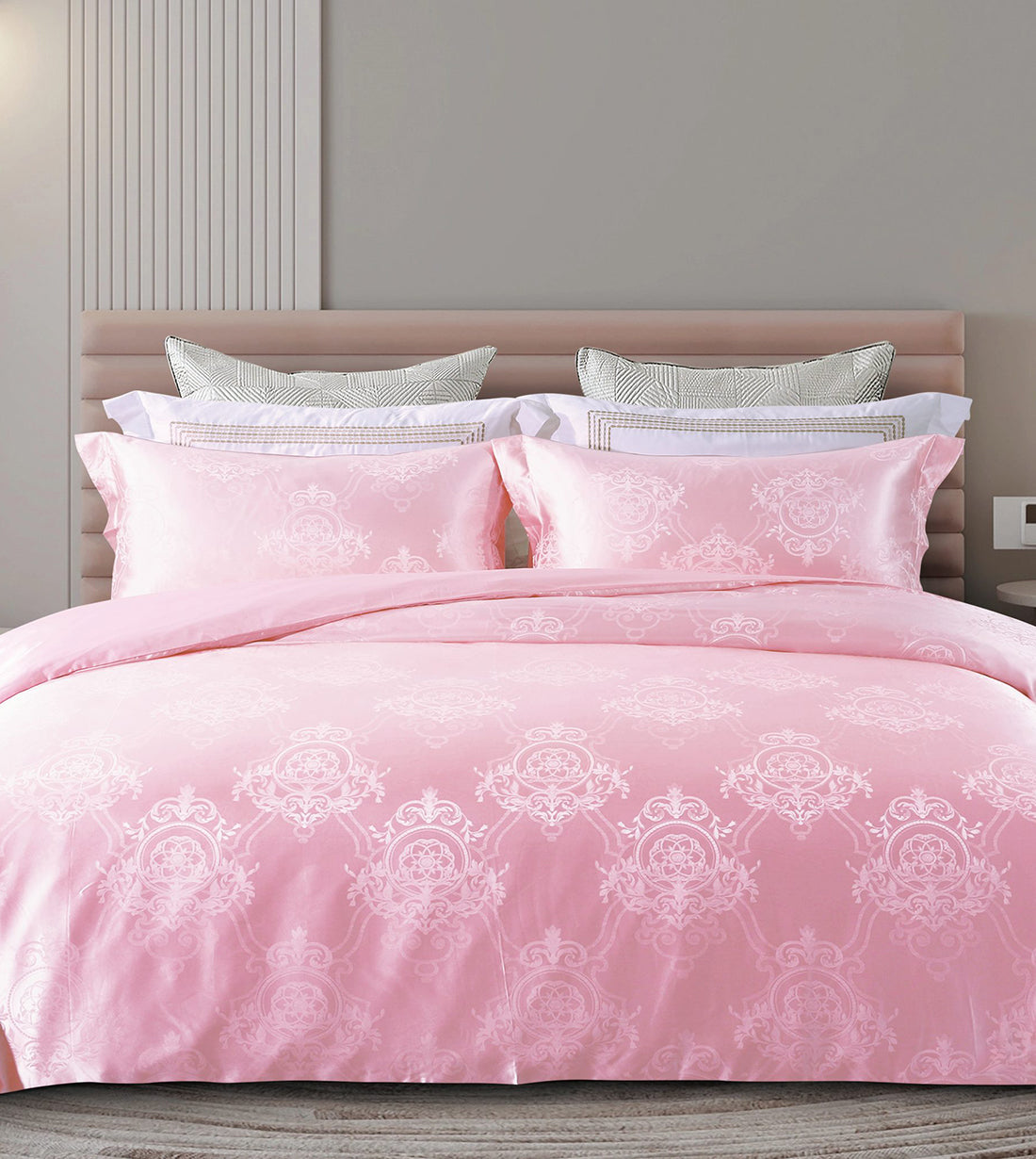 Catania 2500 Threads 100% Mulberry Silk Yarn Dyed Jacquard Series (JS083)