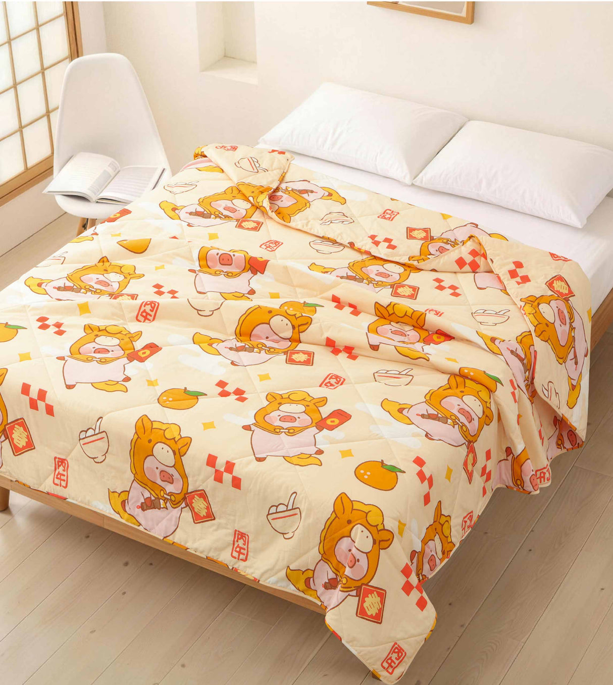 罐頭豬LuLu 純棉四季被 (LU026SQQ)