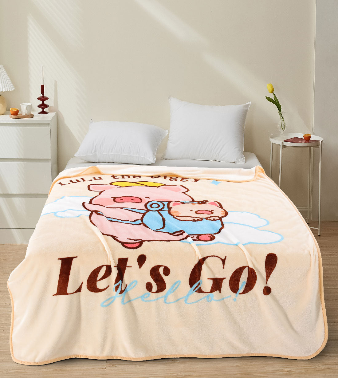 LuLu the Piggy Summer Blanket (LU604BTT55)