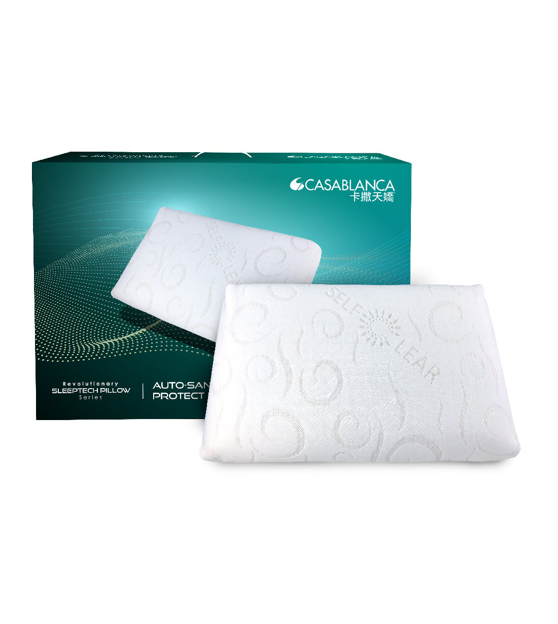 Auto-Sanitized Protect Pillow (NP100PLB15)