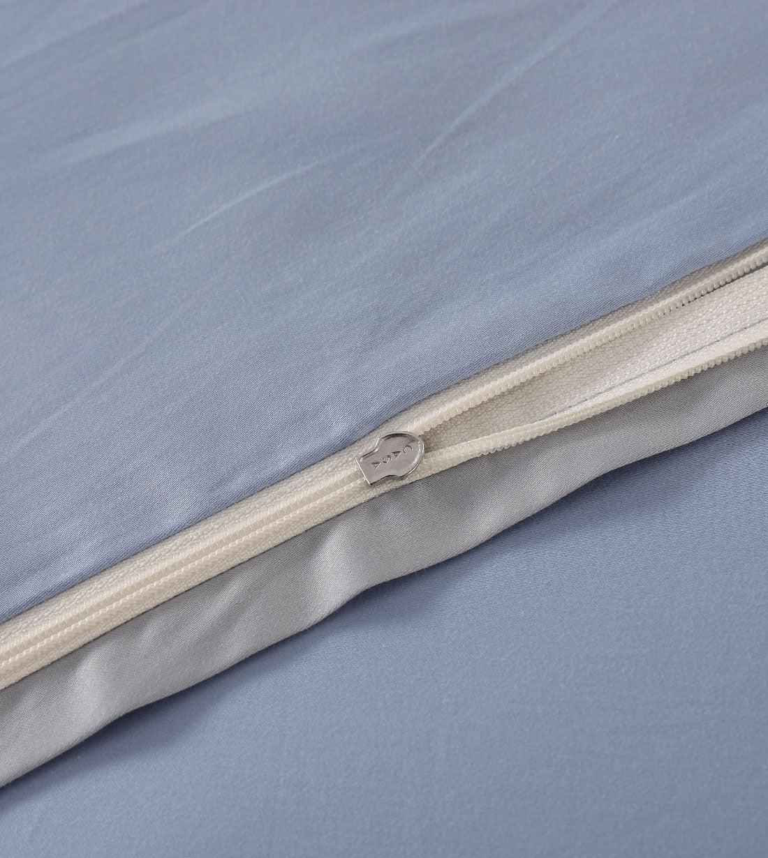 Sicili 1200 Threads Long-staple Cotton Solid Colour Series - Cerulean Blue with Diamond Grey (SP128)