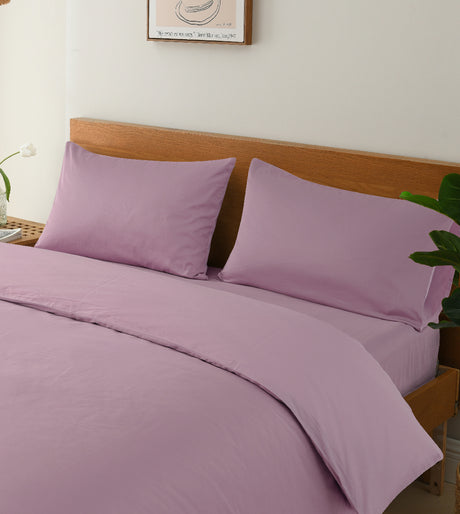 Sicili 1200 Threads Long-staple Cotton Solid Colour Series - Shion-iro (SP136)