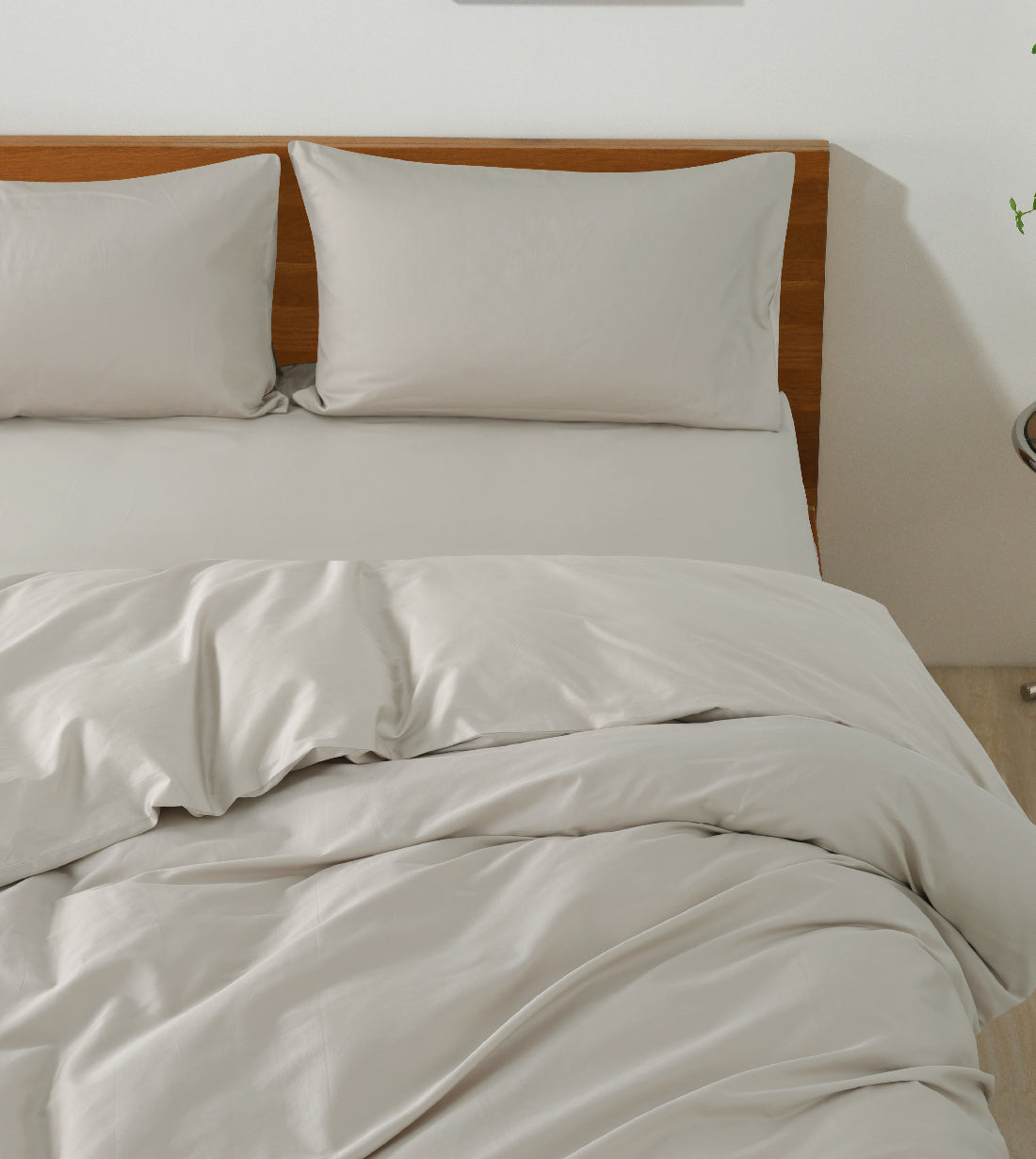 Sicili 1200 Threads Long-staple Cotton Solid Colour Series - Champagne Grey (SP137)