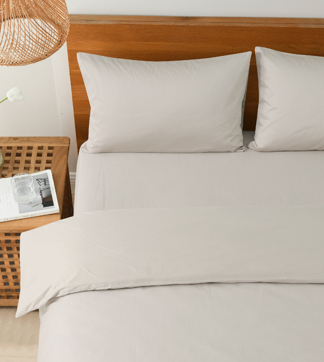 Sicili 1200 Threads Long-staple Cotton Solid Colour Series - Champagne Grey (SP137)