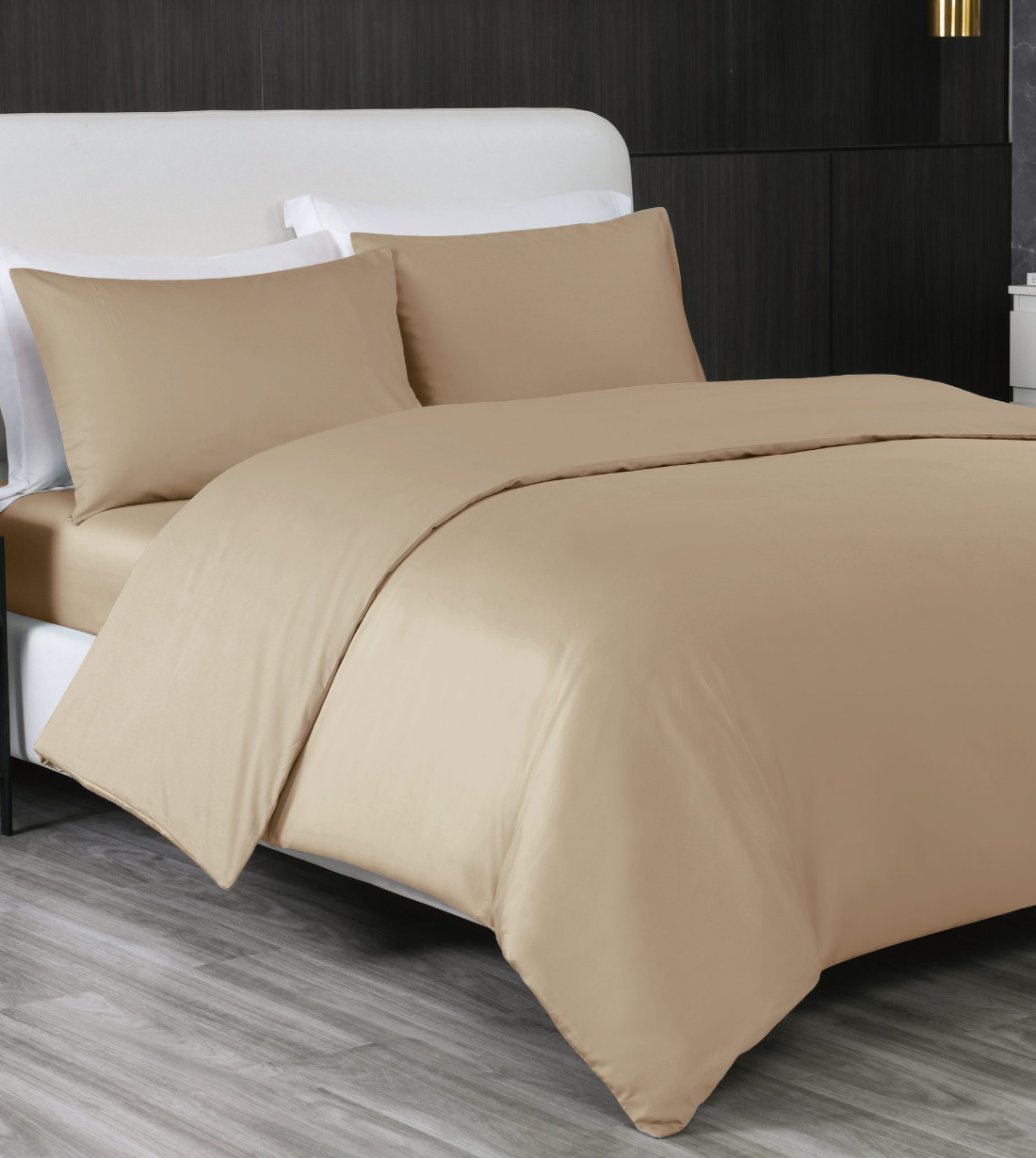 Sicili 1200針純色長絨棉系列 - 冰咖啡棕 (SP145)