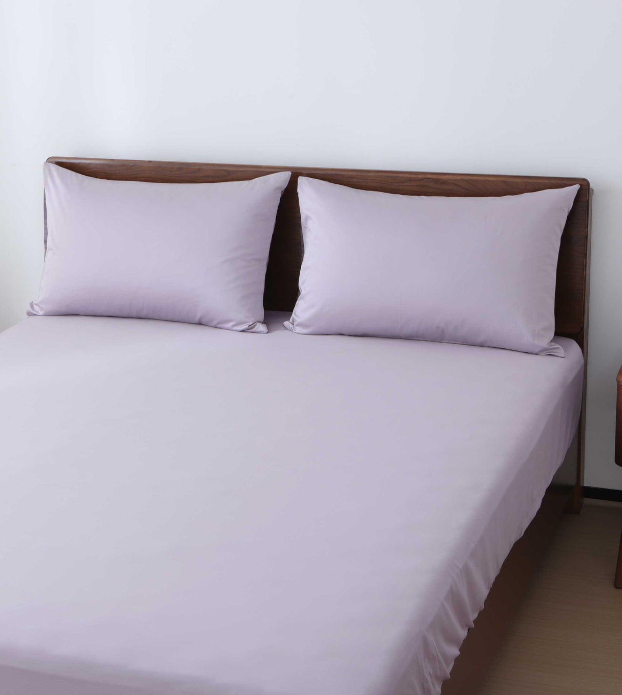 Sicili 1200 Threads Long-staple Cotton Solid Colour Series - Pale Lavender with Mauve (SP146)