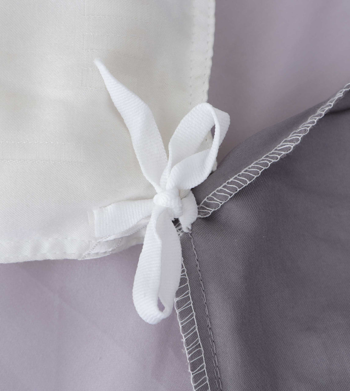 Sicili 1200 Threads Long-staple Cotton Solid Colour Series - Pale Lavender with Mauve (SP146)