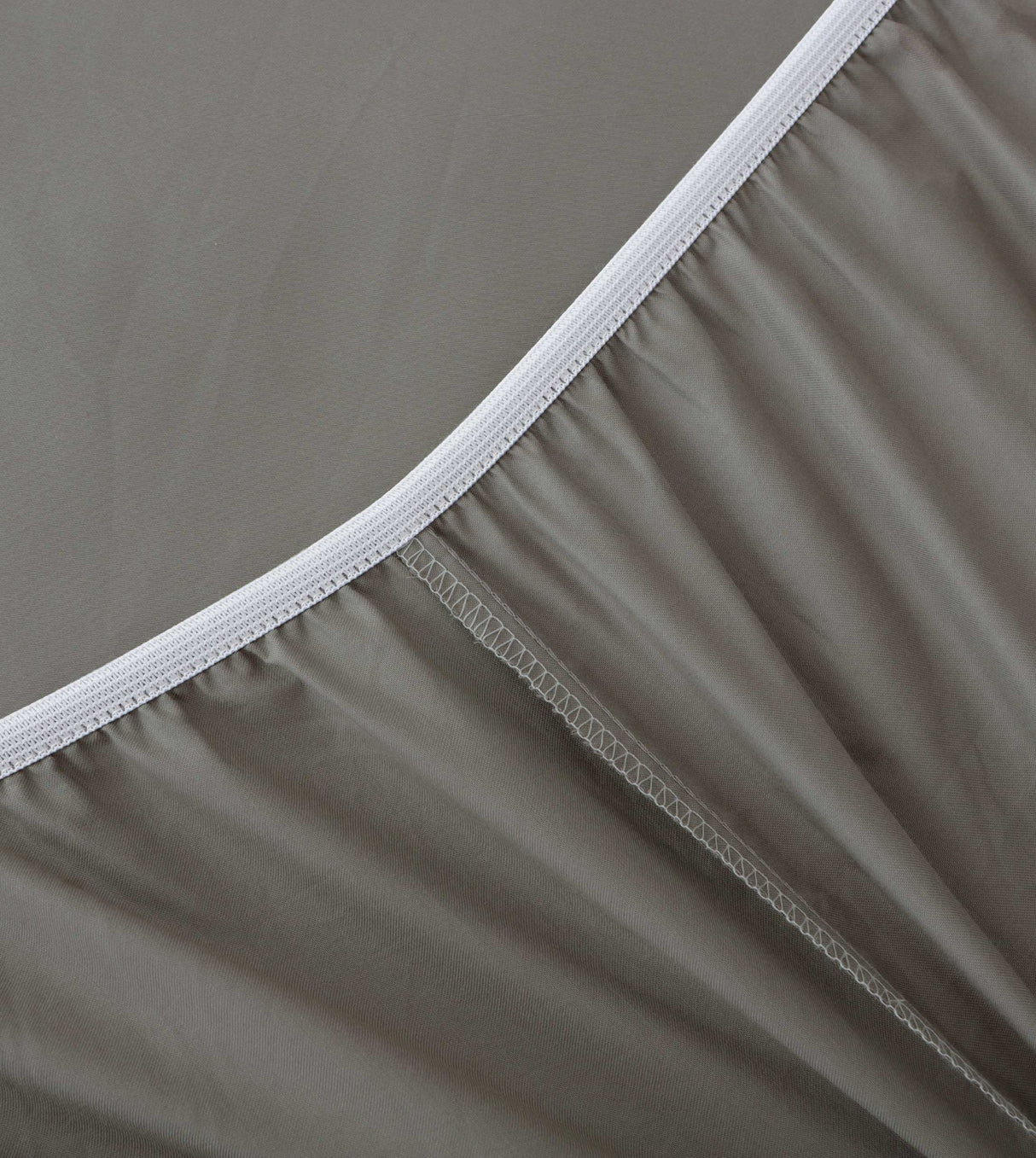 Sicili 1200 Threads Long-staple Cotton Solid Colour Series - Off-white with Metallic Silver (SP148)