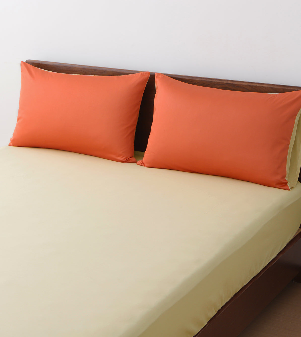 Sicili 1200 Threads Long-staple Cotton Solid Colour Series - Mandarin with Sand Color (SP155)