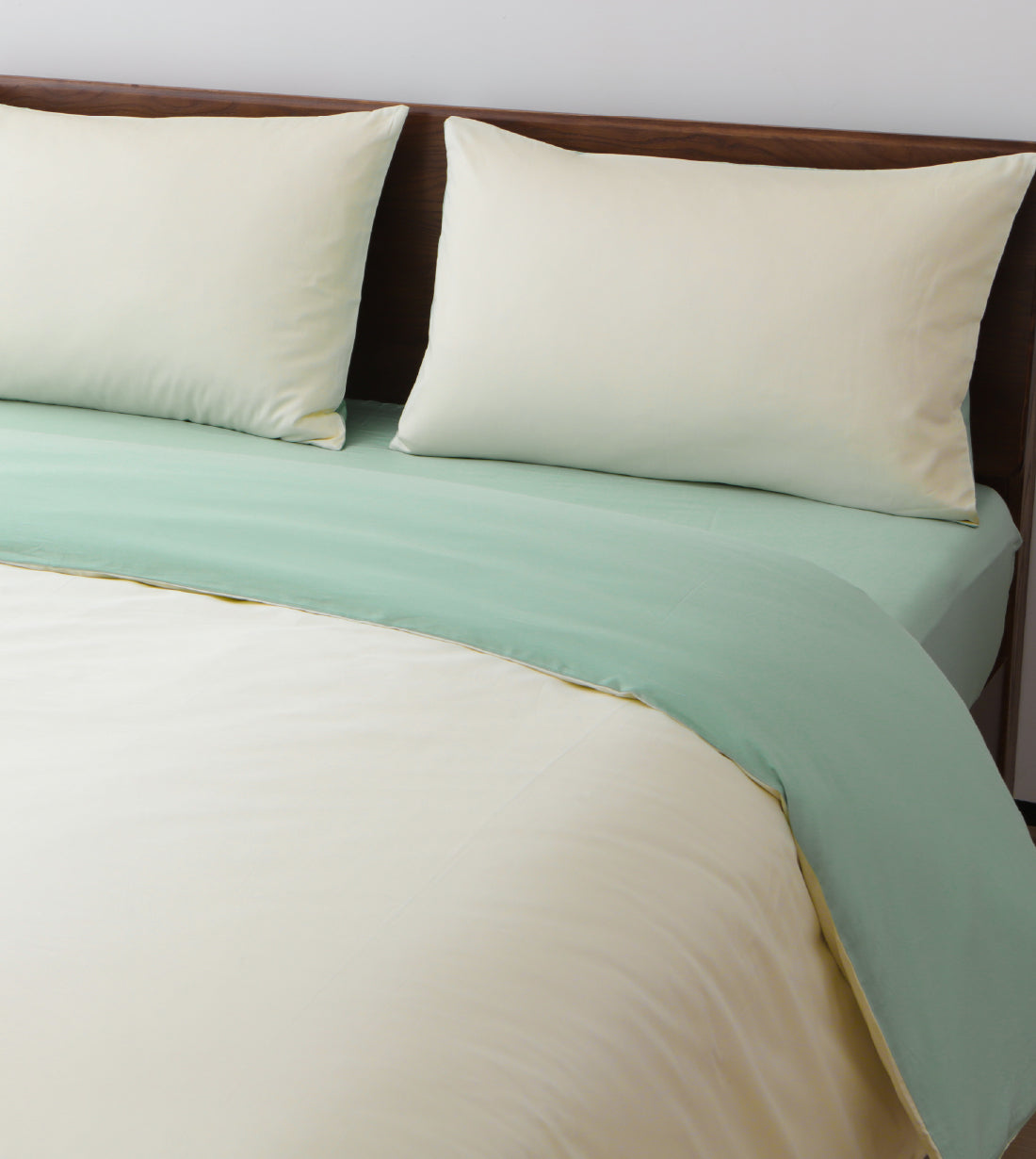 Sicili 1200針純色長絨棉系列 - 鵠白配水綠色 (SP156)