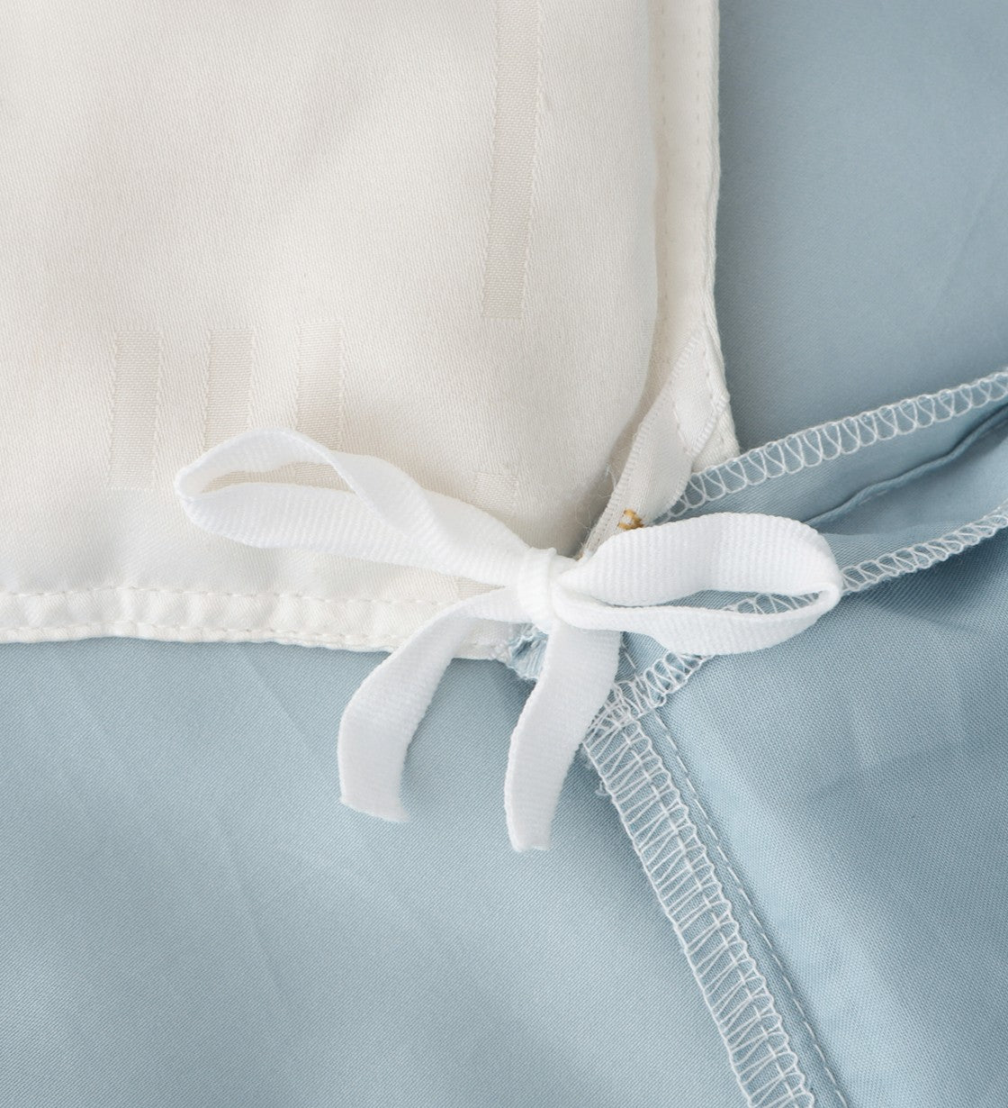 Sicili 1200 Threads Long-staple Cotton Solid Colour Series - Light blue with Mist Water Blue (SP169)