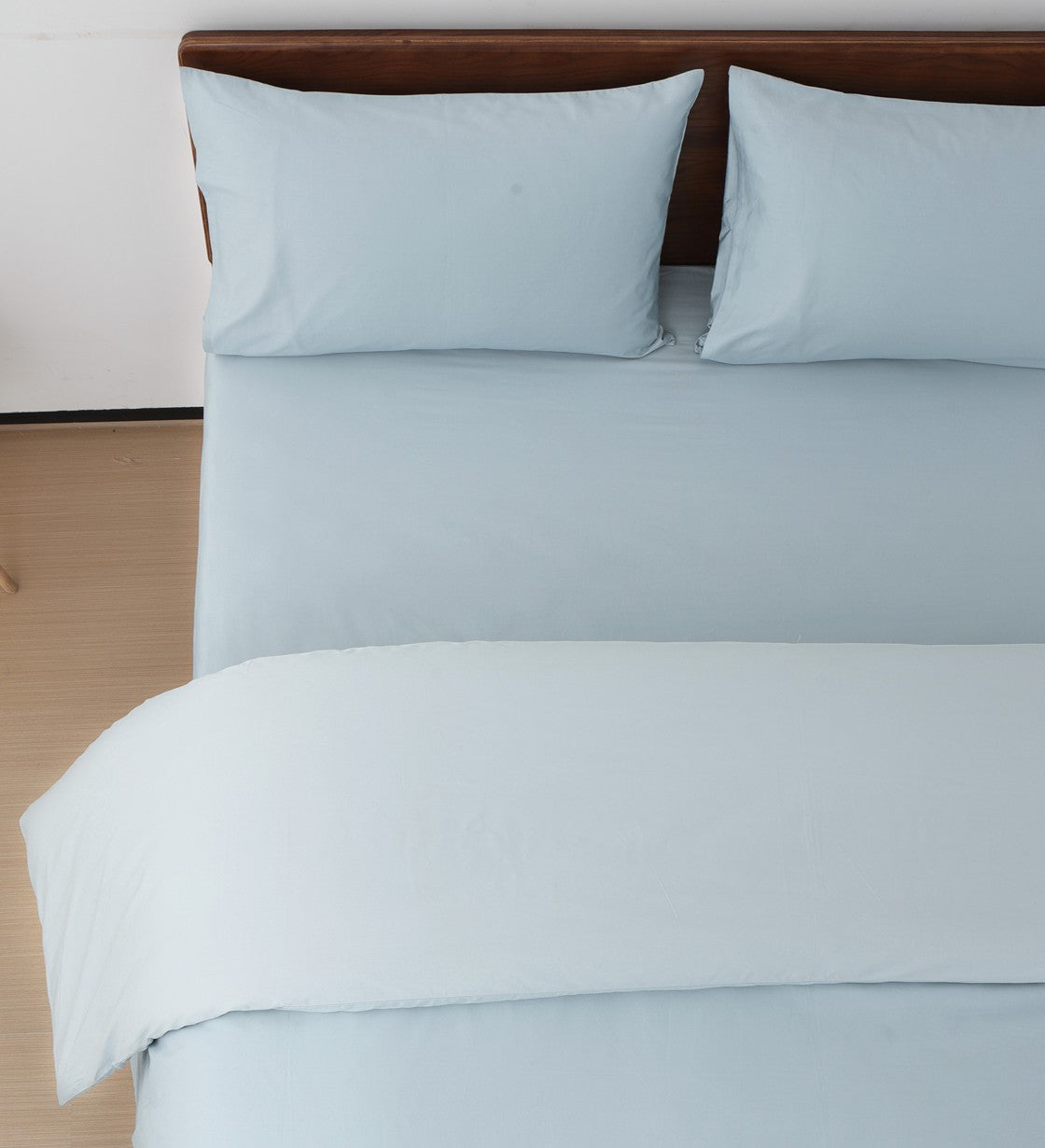 Sicili 1200 Threads Long-staple Cotton Solid Colour Series - Light blue with Mist Water Blue (SP169)
