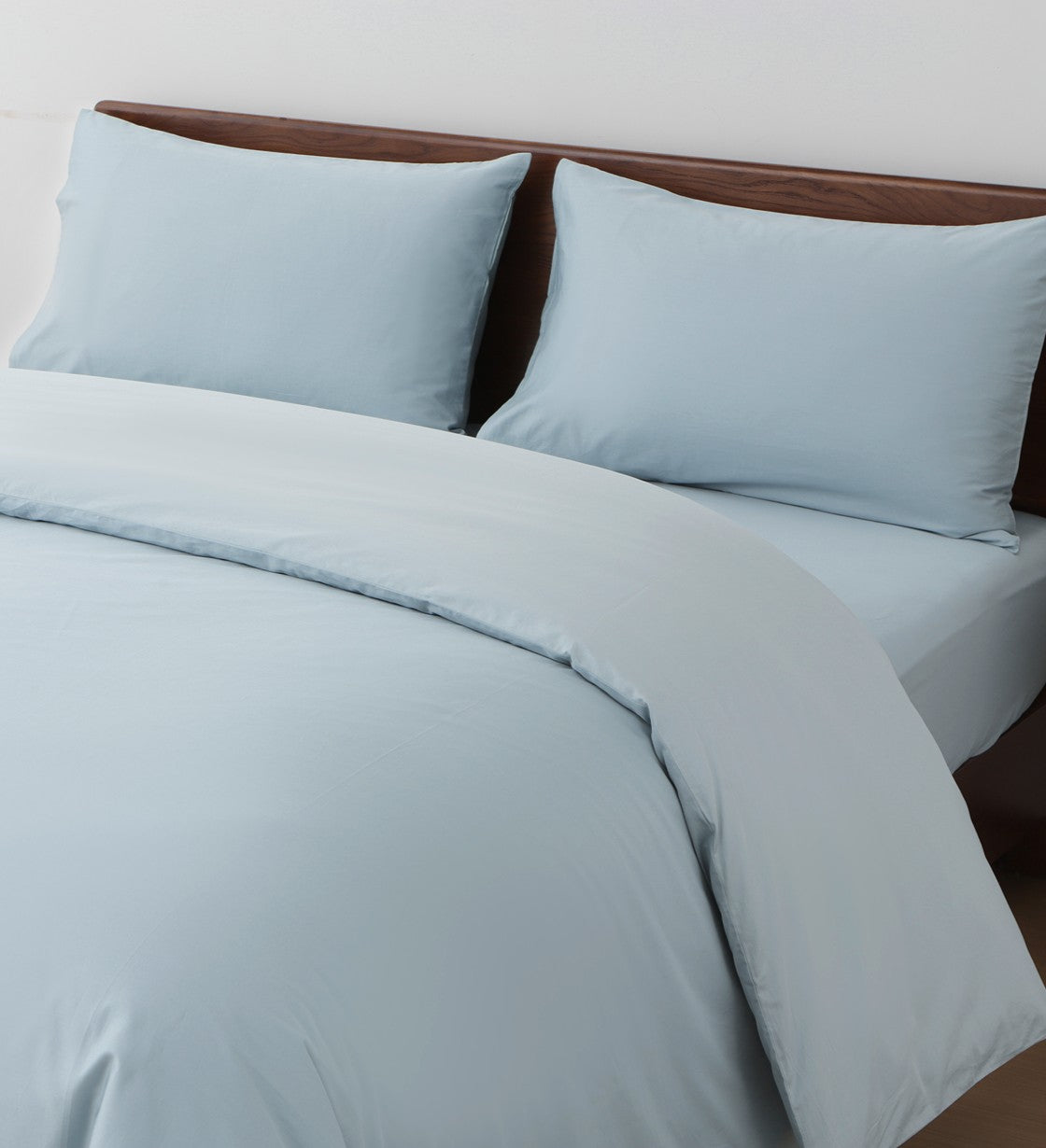 Sicili 1200 Threads Long-staple Cotton Solid Colour Series - Light blue with Mist Water Blue (SP169)