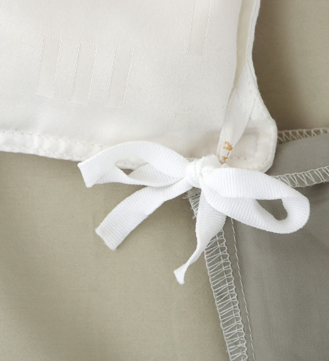 Sicili 1200 Threads Long-staple Cotton Solid Colour Series - Pale Sage with Rikyu Grey (SP170))