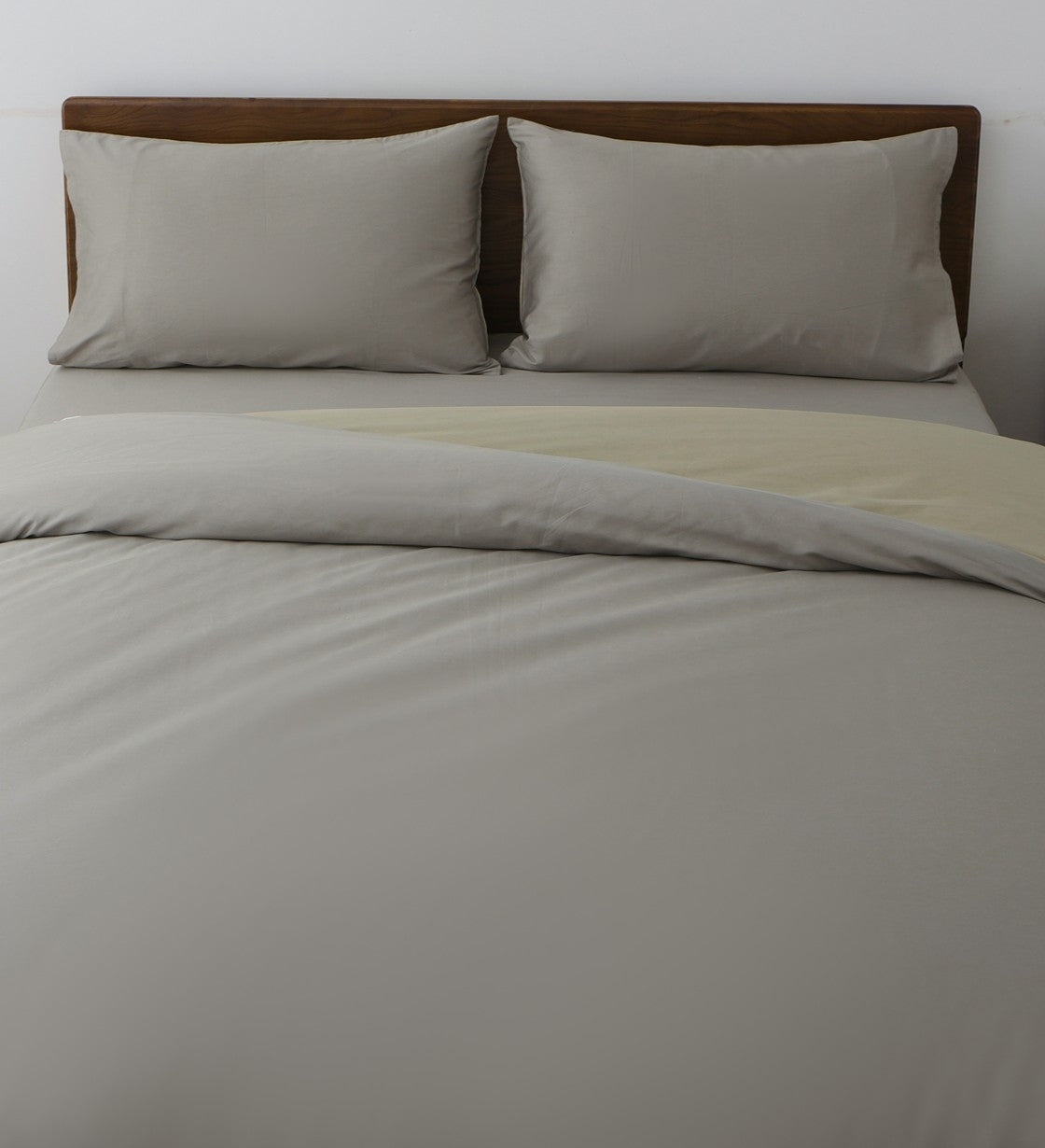 Sicili 1200 Threads Long-staple Cotton Solid Colour Series - Pale Sage with Rikyu Grey (SP170))