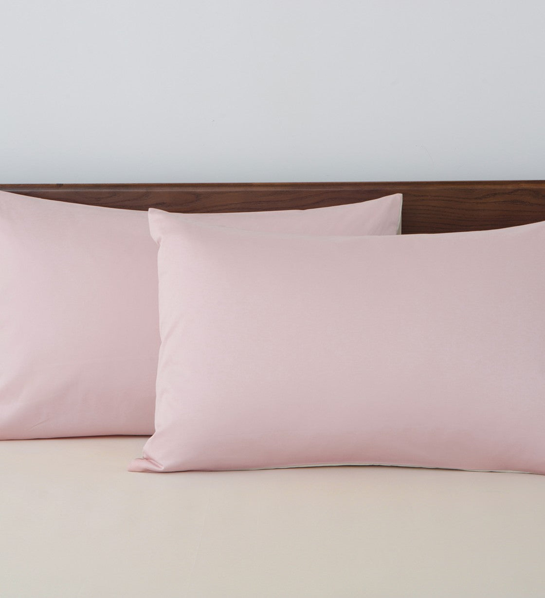 Sicili 1200 Threads Long-staple Cotton Solid Colour Series - Peach Pearl Pink with Light Cream (SP171)