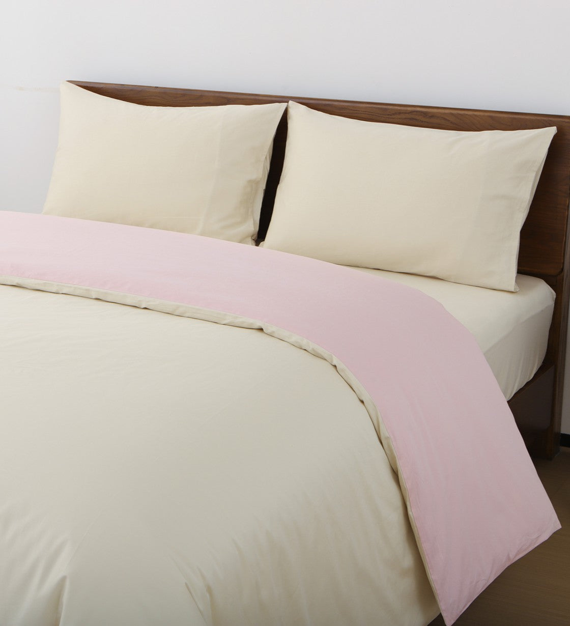 Sicili 1200 Threads Long-staple Cotton Solid Colour Series - Peach Pearl Pink with Light Cream (SP171)