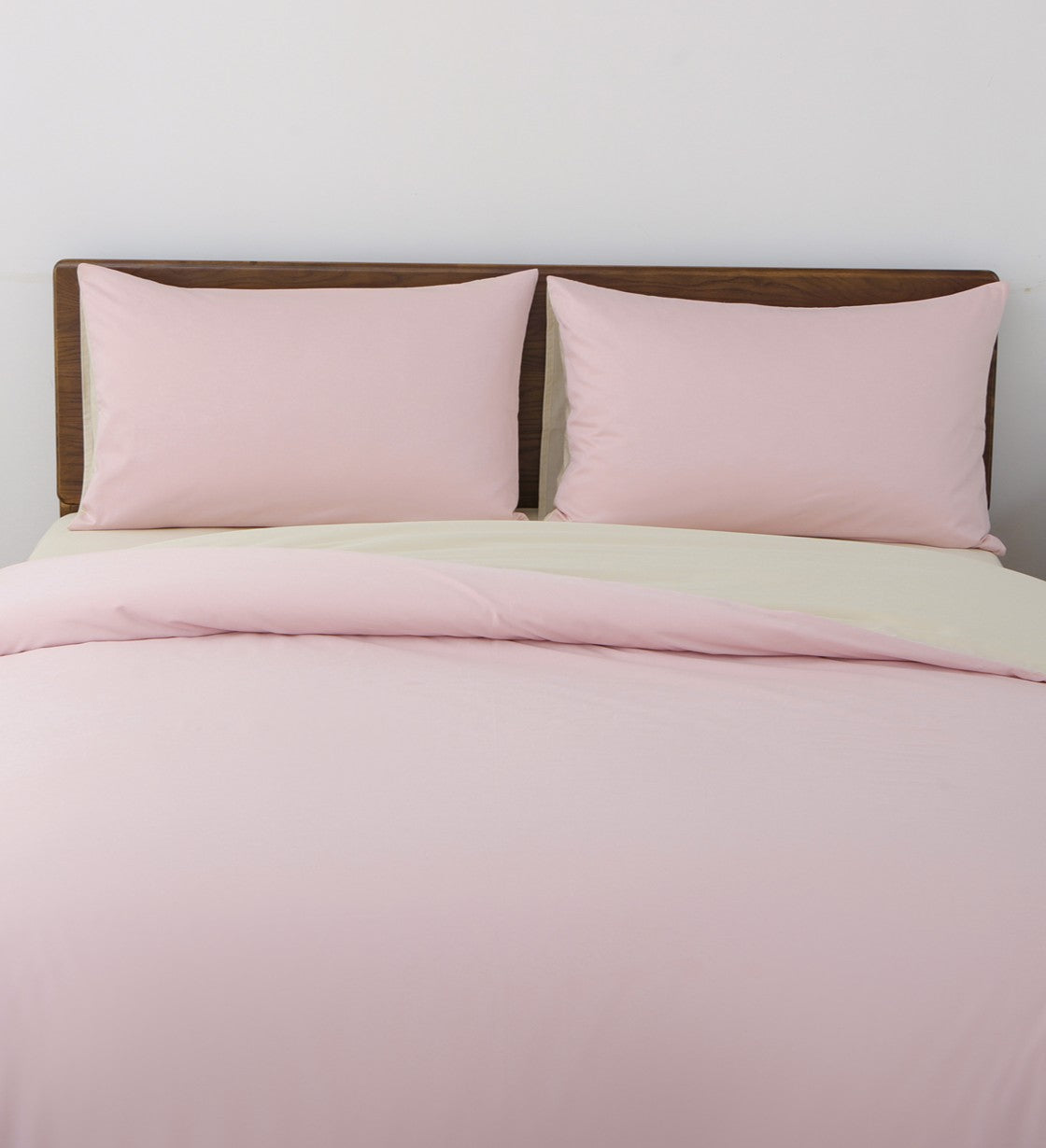 Sicili 1200 Threads Long-staple Cotton Solid Colour Series - Peach Pearl Pink with Light Cream (SP171)