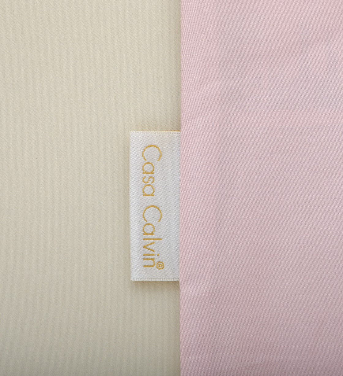 Sicili 1200 Threads Long-staple Cotton Solid Colour Series - Peach Pearl Pink with Light Cream (SP171)