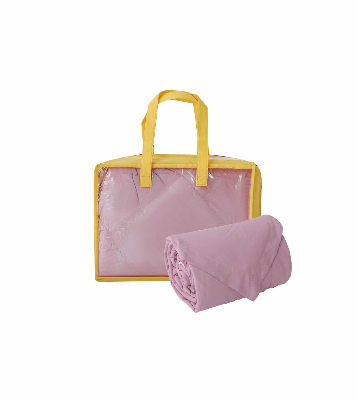 Casablanca 蛋白奶蓋大豆水洗夏薄被 - 香芋紫配奶茶色(SQ351)