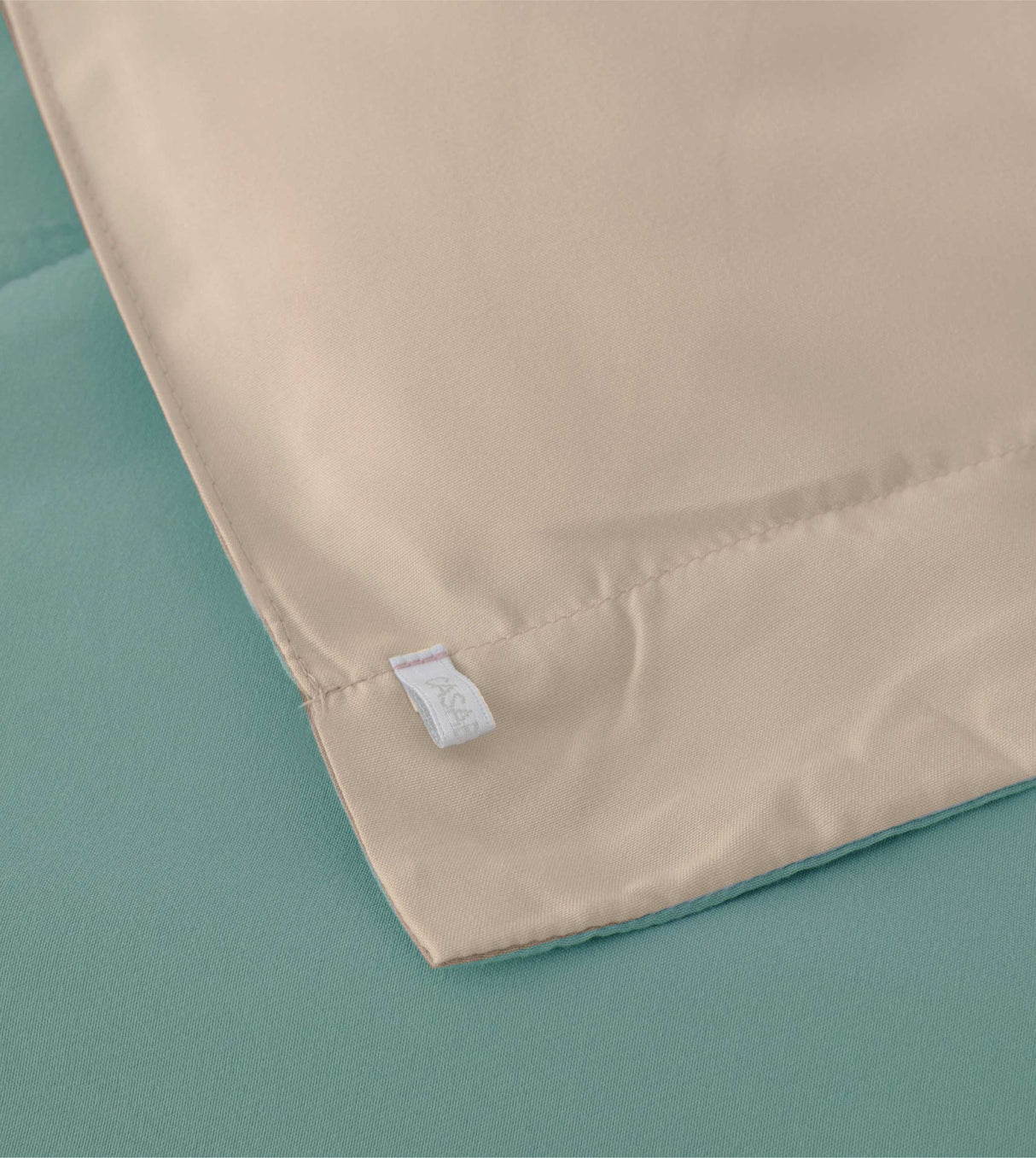 Casablanca Soybean Washable Summer Quilt - Mint Green and Milktea Beige(SQ352)