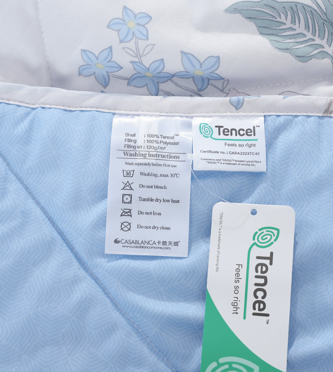 Antibacterial Mint Tencel Summer Quilt (TC640SQQ)