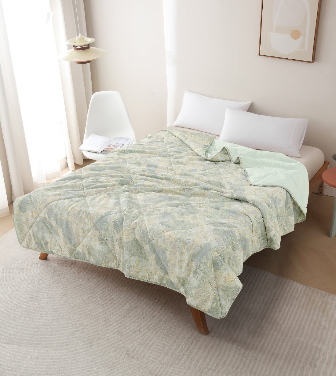 Antibacterial Mint Tencel Summer Quilt (TC648SQQ)