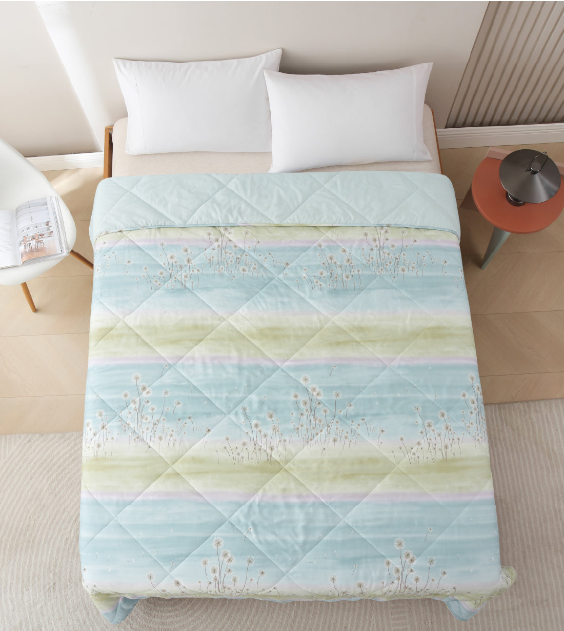 Antibacterial Mint Tencel Summer Quilt (TC679SQQ)