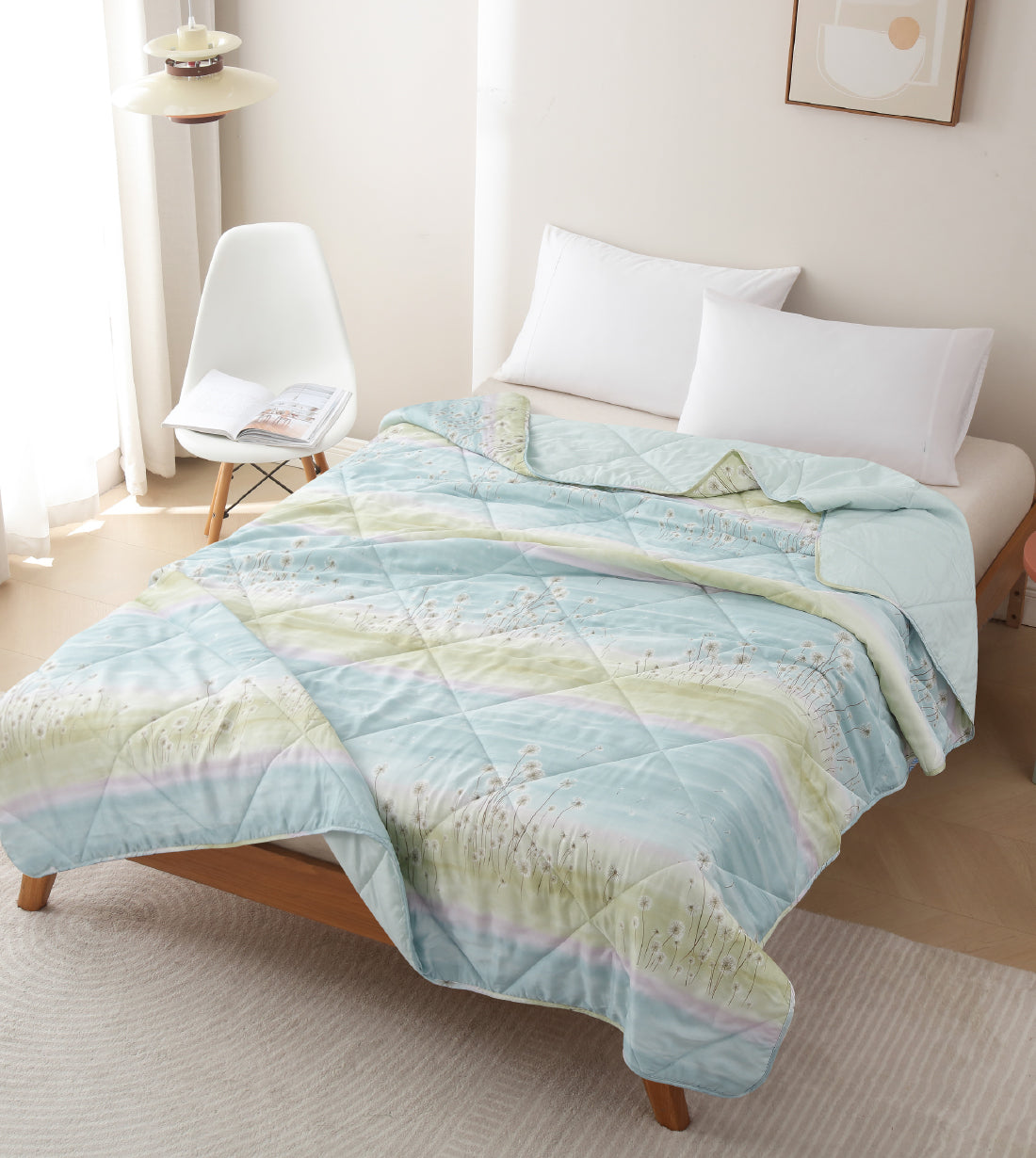 Antibacterial Mint Tencel Summer Quilt (TC679SQQ)