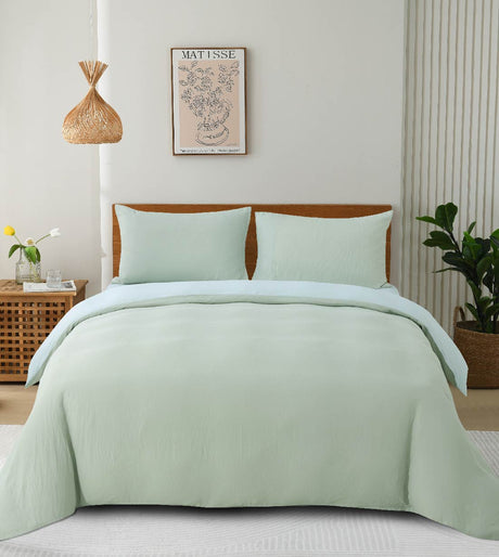 Sicili 1200 Threads IceFlow Series - Misty Blue with Pale Green (TP105)