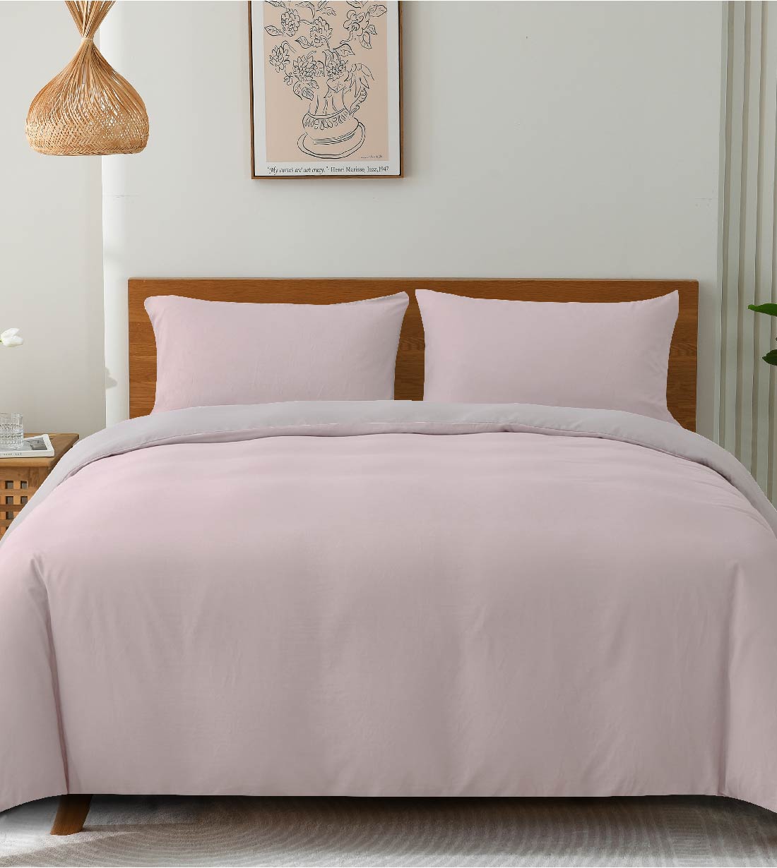 Sicili 1200 Threads IceFlow Series - Fairy Violet with Denim Grey (TP106)