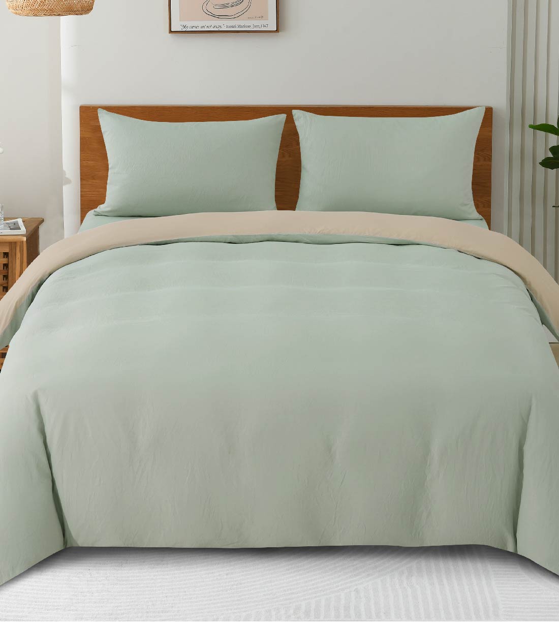 Sicili 1200 Threads IceFlow Series - Pale Green with Ash Grey (TP107)
