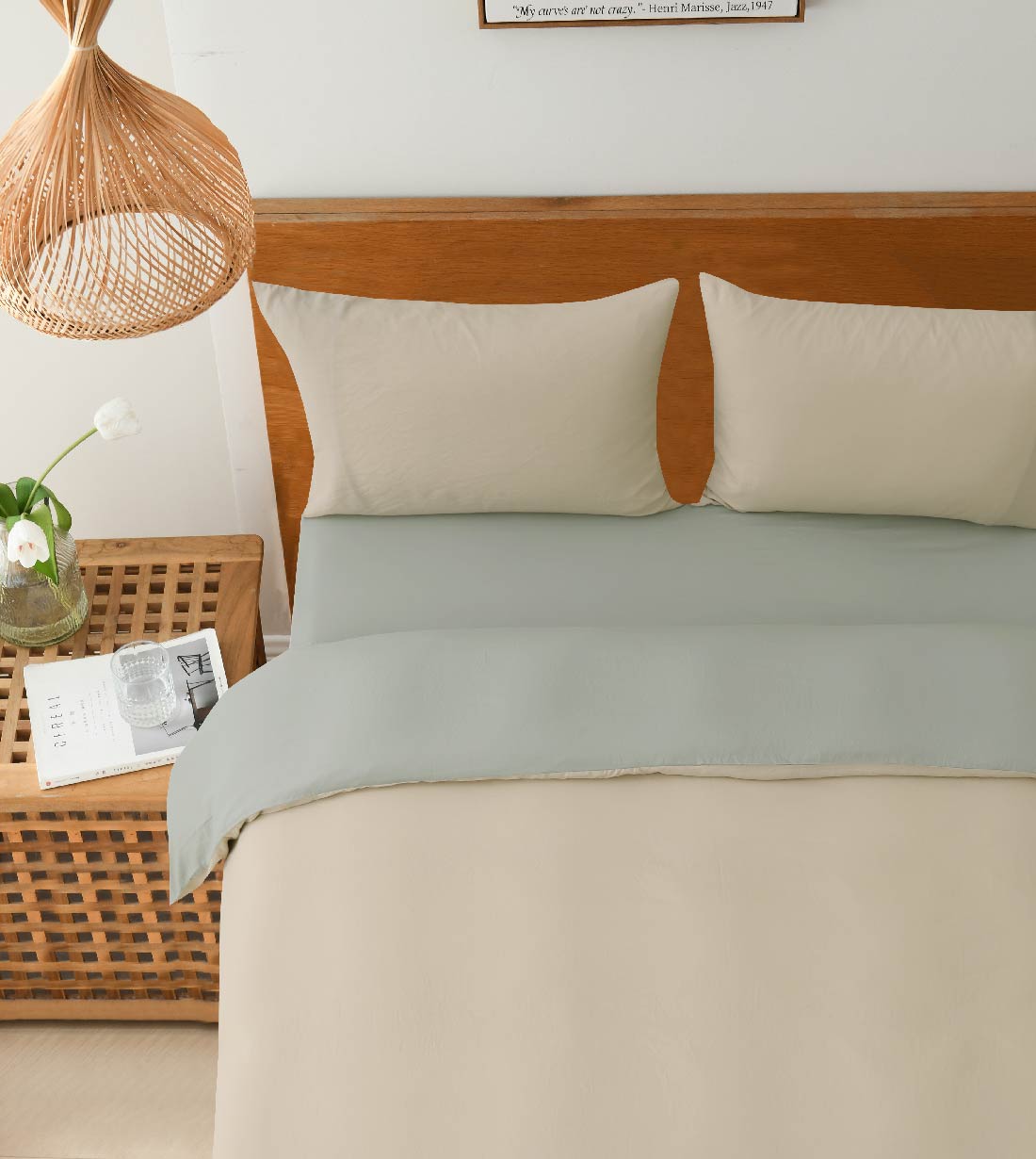 Sicili 1200 Threads IceFlow Series - Pale Green with Ash Grey (TP107)