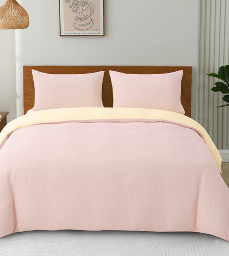 Sicili 1200 Threads IceFlow Series - Yellow Leather with Pink Blossom (TP108)