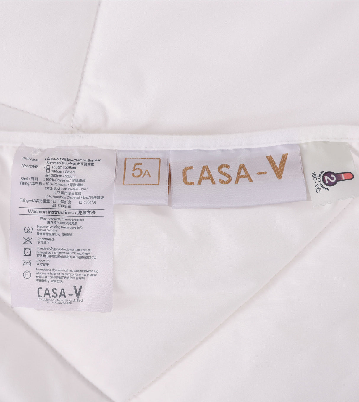 新年限定套裝-Sicili 1000針超柔全天絲™系列 (TC683) 配 CASA-V 竹炭大豆舒壓枕 (VP100BWS19) 配 CASA-V 竹炭大豆夏凉被 (VP000BCQ) *套裝內已附送枕袋保護套1件