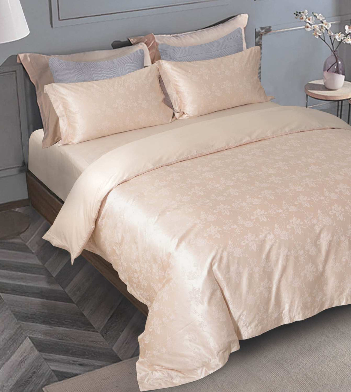 1800 Threads Count Pearl Silk Series (AB004)