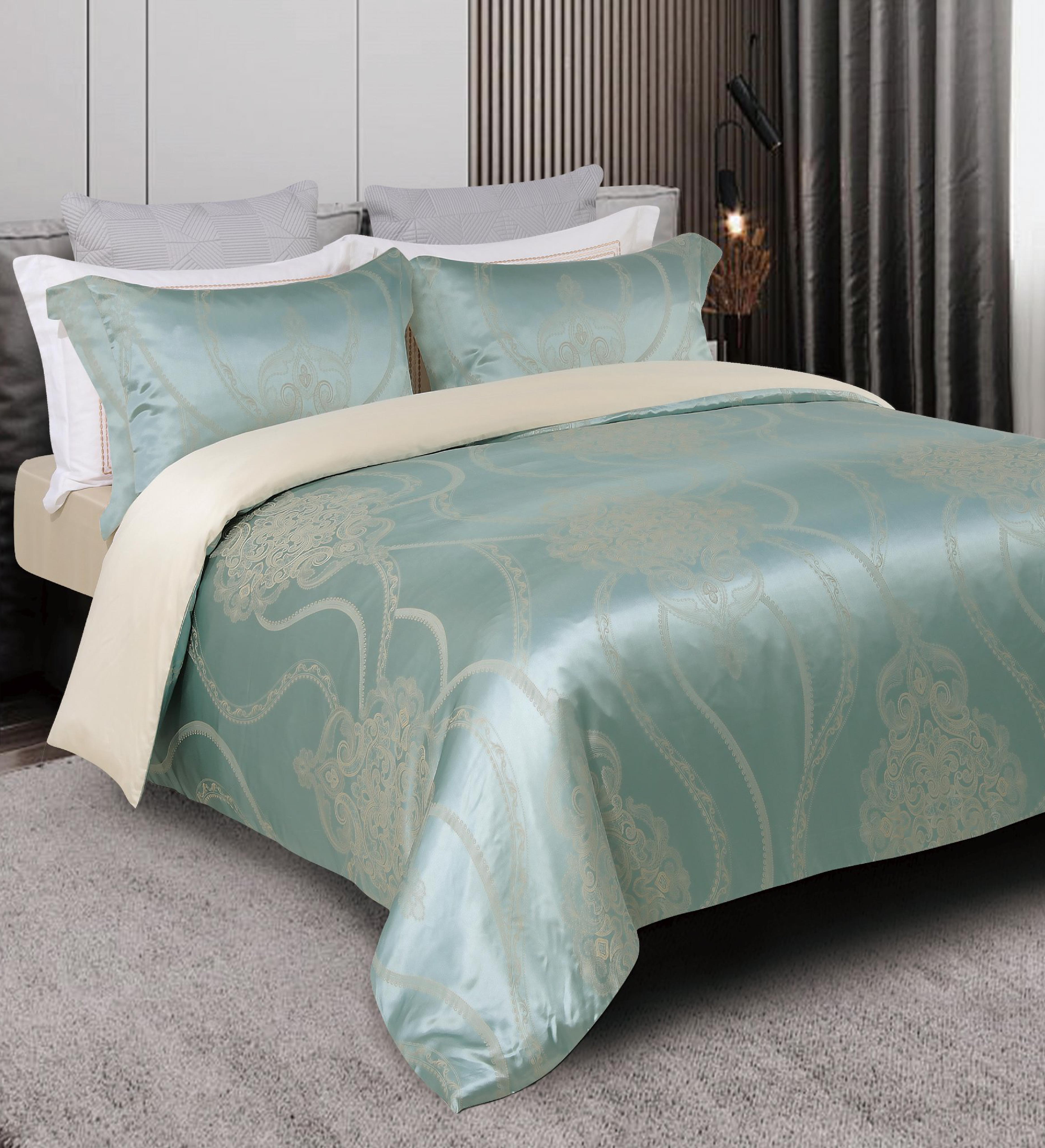Casa Calvin Catania 2350針桑蠶絲天絲™緹花禮盒套裝(JK006