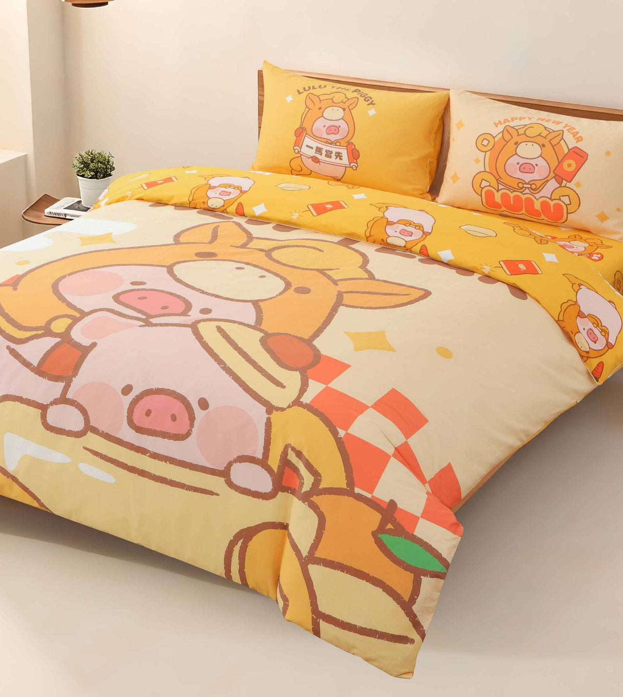 罐頭豬LuLu 純棉印花系列 (LU025)