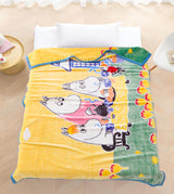 姆明一族 絲柔絨雙層毛毯 (MM902BTT55)