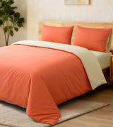 Sicili 1200 Threads Long-staple Cotton Solid Colour Series - Mandarin with Sand Color (SP155)