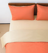 Sicili 1200 Threads Long-staple Cotton Solid Colour Series - Mandarin with Sand Color (SP155)