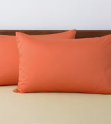 Sicili 1200 Threads Long-staple Cotton Solid Colour Series - Mandarin with Sand Color (SP155)